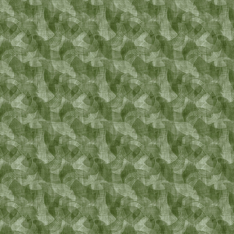 108" Crescent Quilt Backing Fabric - Textured Arcs in Sage Green - 2970-66