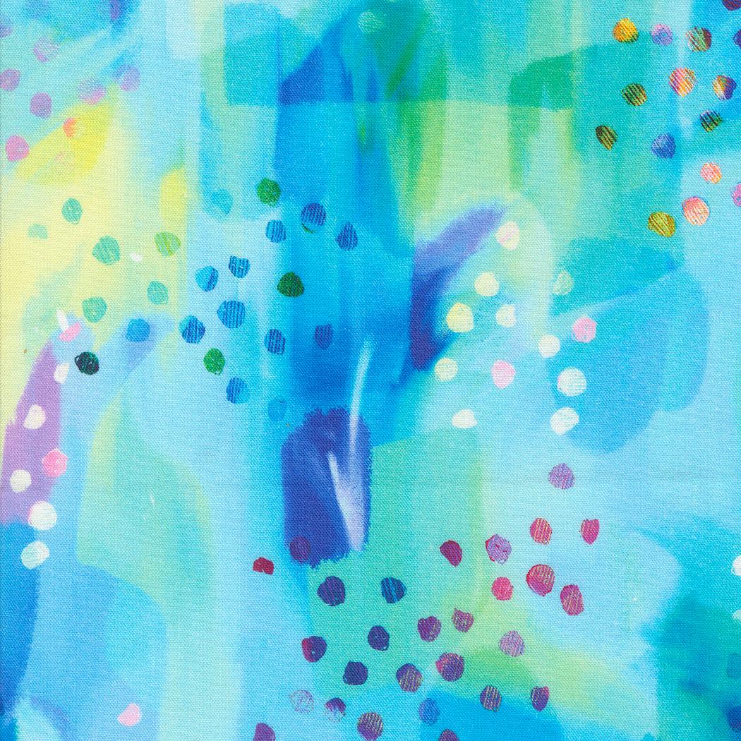 108" Gradients Auras Quilt Backing Fabric - Turquoise - 108011 13