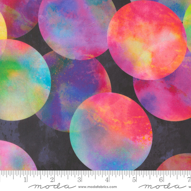 108" Gradients Gallery Backing Quilt Fabric - Candescent Dots in Rainbow Multi - 108045 11