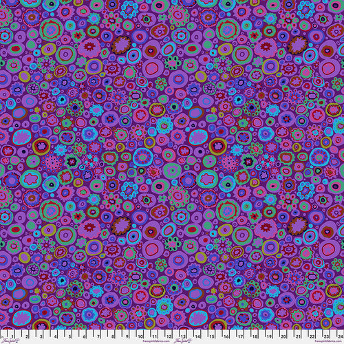 108" Kaffe Fassett Collective August 2025 Quilt Backing Fabric - Paperweight in Purple - QBGP011.PURPLE