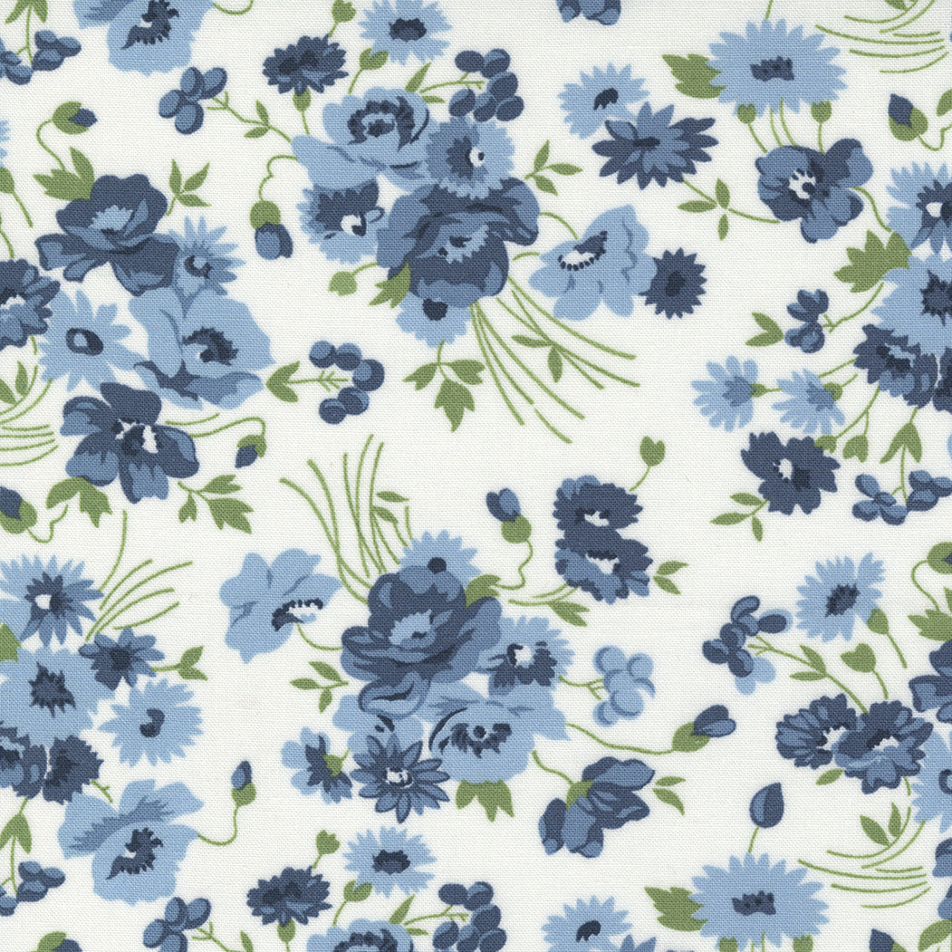 108" Nantucket Summer Quilt Backing Fabric - Backing in Cream/Multi - 108034 11