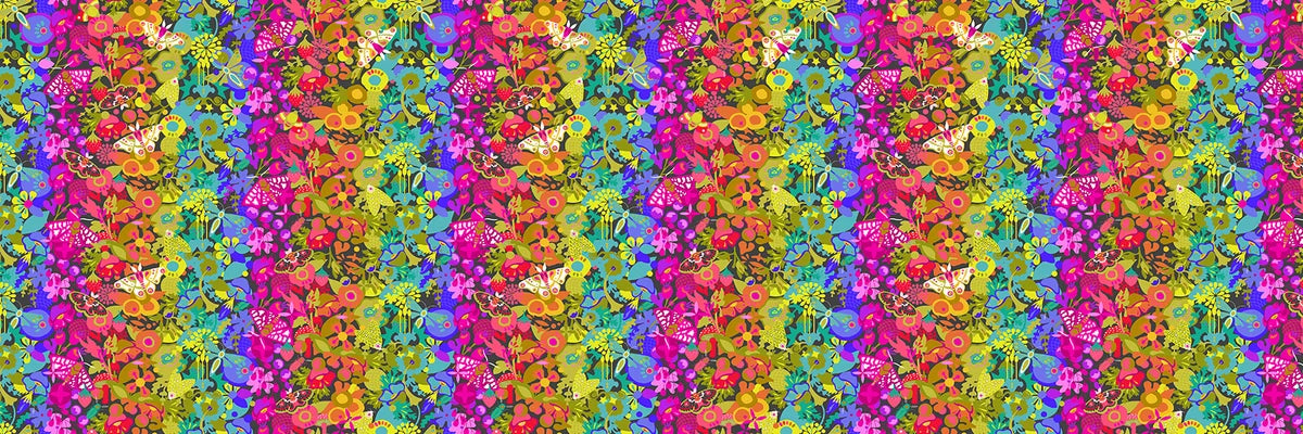 108" Redwood Widebacks Quilting Fabric by Alison Glass - Art Theory Wide in Night Gray - AW-1449-K