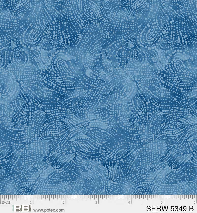 108" Serenity Quilt Backing Fabric - Serene Texture in Blue - SERW 05349 B