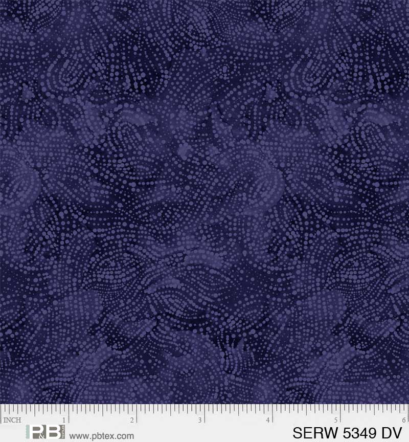 108" Serenity Quilt Backing Fabric - Serene Texture in Dark Violet - SERW 05349 DV