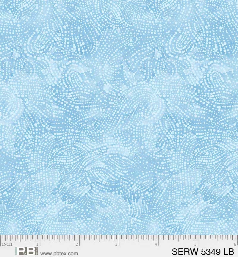 108" Serenity Quilt Backing Fabric - Serene Texture in Light Blue - SERW 05349 LB