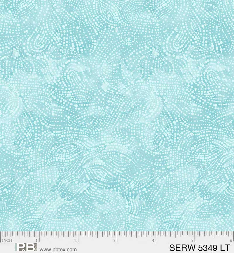 108" Serenity Quilt Backing Fabric - Light Turquoise - SERW 05349 LT