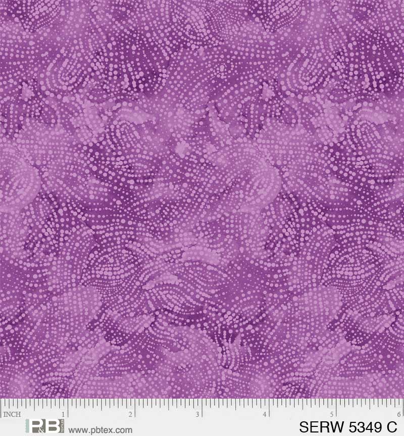 108" Serenity Quilt Backing Fabric - Serene Texture in Purple - SERW 05349 C