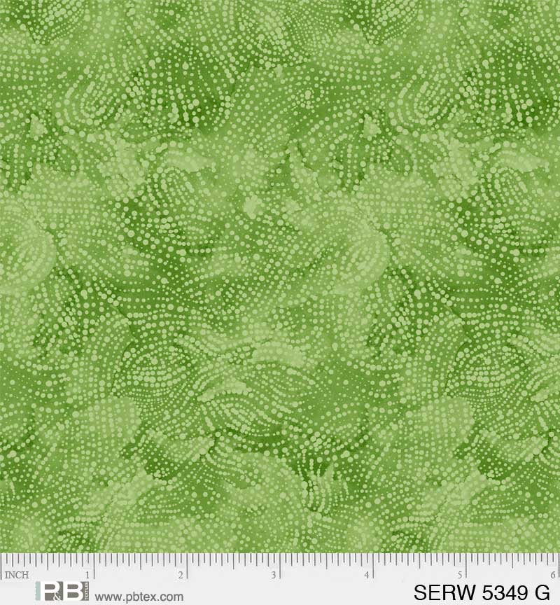 108" Serenity Quilt Backing Fabric - Serene Texture in Green - SERW 05349 G