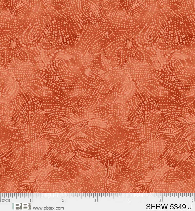 108" Serenity Quilt Backing Fabric - Serene Texture in Orange - SERW 05349 J