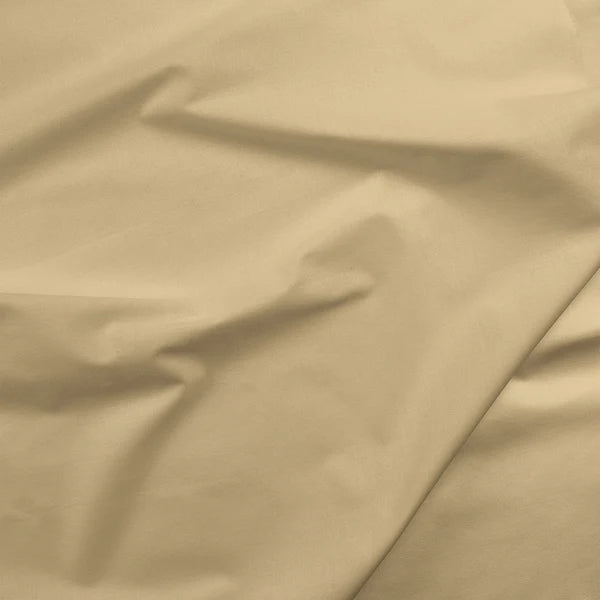 118" Cotton Sateen in Tea Stain (Tan), 300 Thread Count - 19145