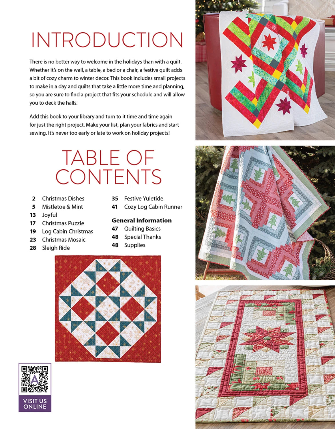 Christmas Quilting: Festive Stitches Quilt Book - 141542