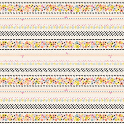 2.5 Collection Quilt Fabric -  Floriculture Bound in Spring Cream/Multi - BIN25102