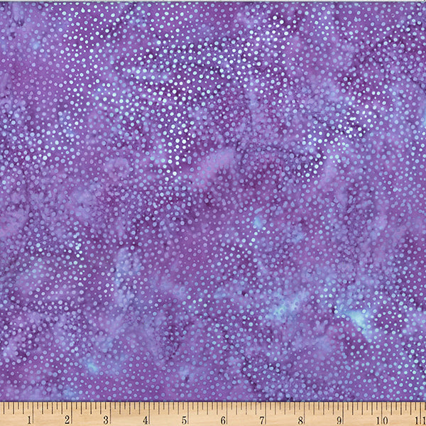 2025-2026 Hoffman Challenge Amethyst Batik Quilt Fabric - Bali Chop (Dots) in Amethyst Purple - 885-91 AMETHYST