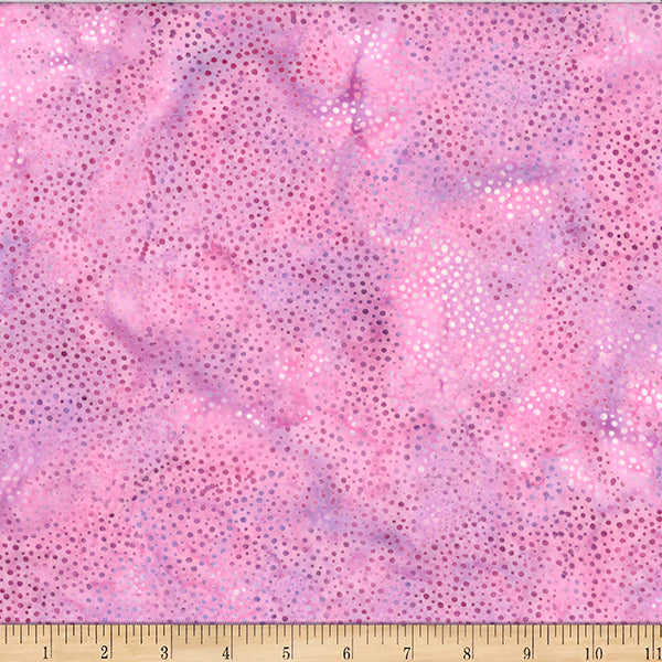 2025-2026 Hoffman Challenge Amethyst Batik Quilt Fabric - Bali Chop (Dots) in Petal Light Pink - 885-140 PETAL