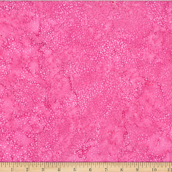 2025-2026 Hoffman Challenge Amethyst Batik Quilt Fabric - Bali Chop (Dots) in Pink - 885-12 PINK
