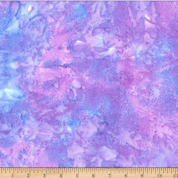 2025-2026 Hoffman Challenge Amethyst Batik Quilt Fabric - Bali Mottles in Wisteria Blue/Purple - 1384-229 WISTERIA