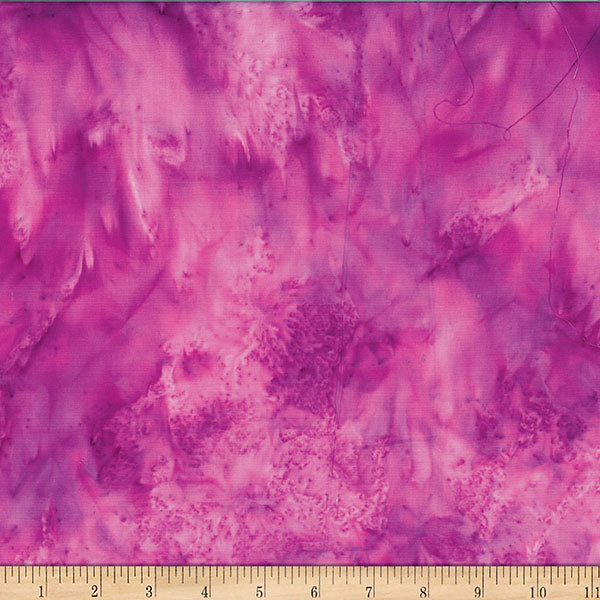 2025-2026 Hoffman Challenge Amethyst Batik Quilt Fabric - Bali Watercolors in Fuchsia Pink - 1895-23 FUCHSIA