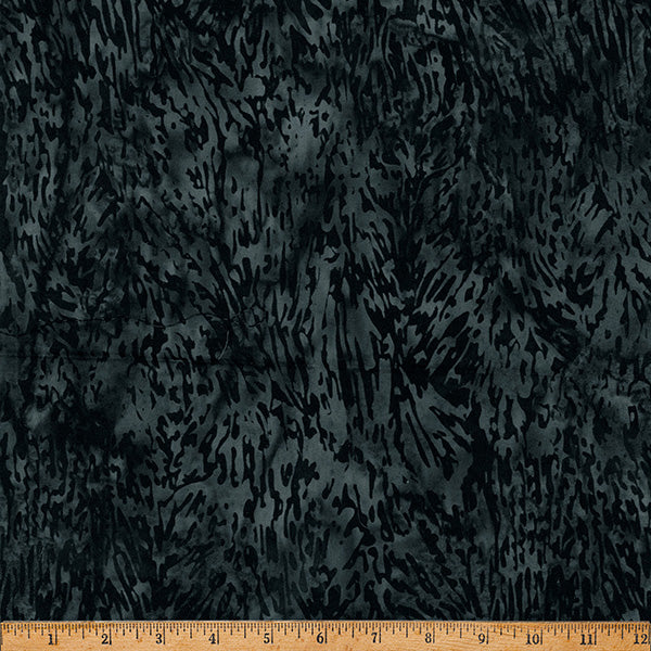 2026-2027 Hoffman Challenge Coffee Shoppe Batik Quilt Fabric - Fur in Black - X2658-4-Black