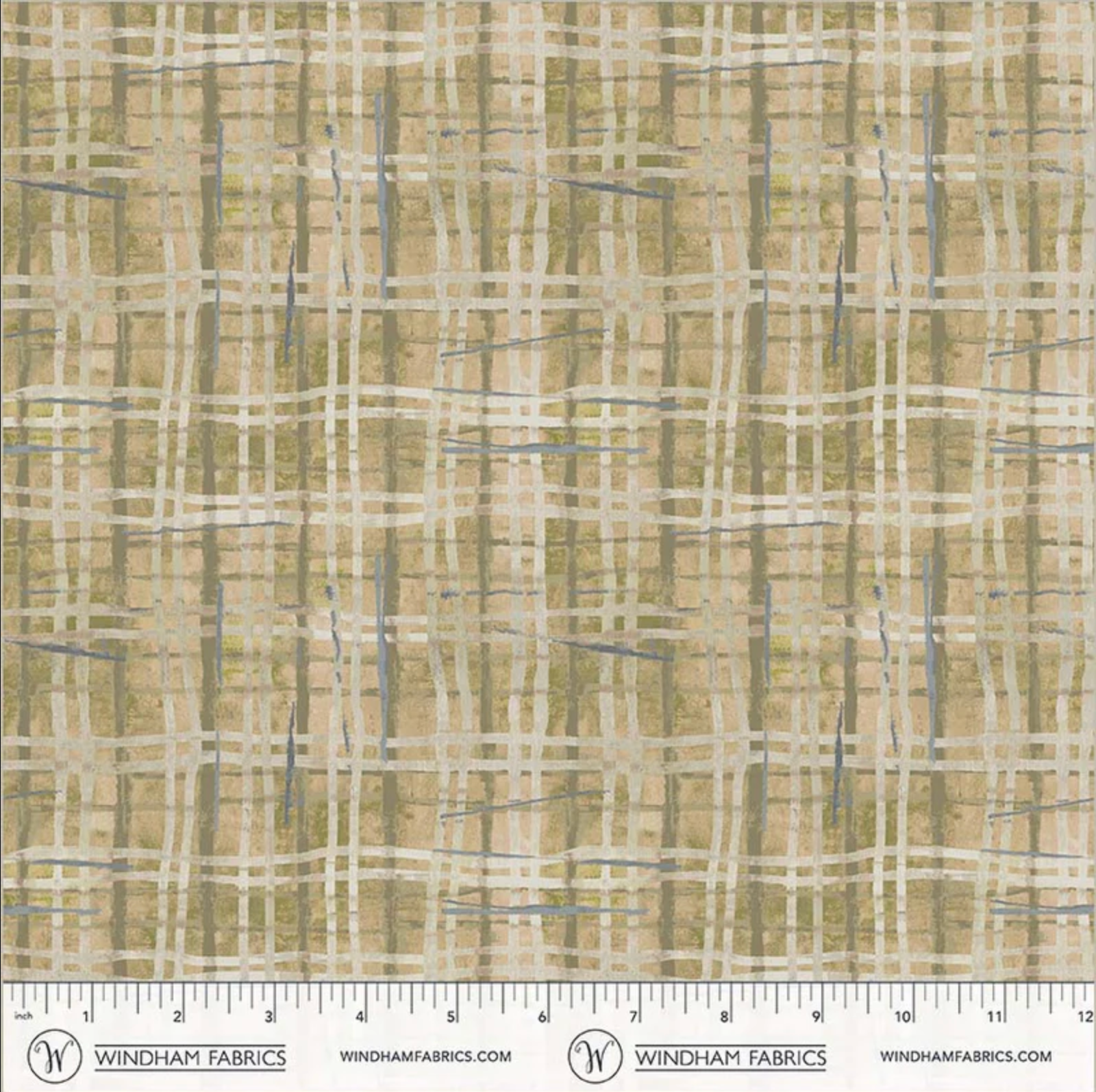 The Plaid One Quilt Fabric - Porch Screen Plaid in Dusty - 54920D-3