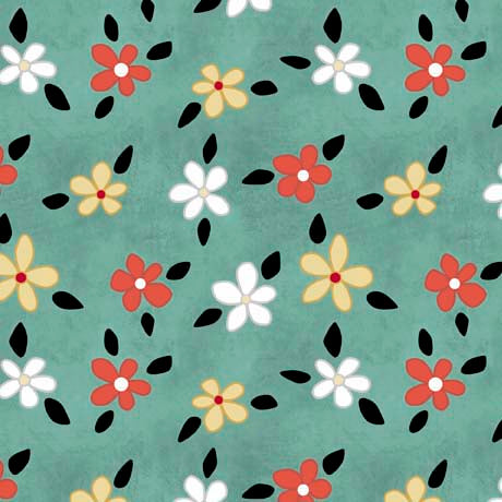Life is Better with Friends - Floral on Mint - 2600-30540Q