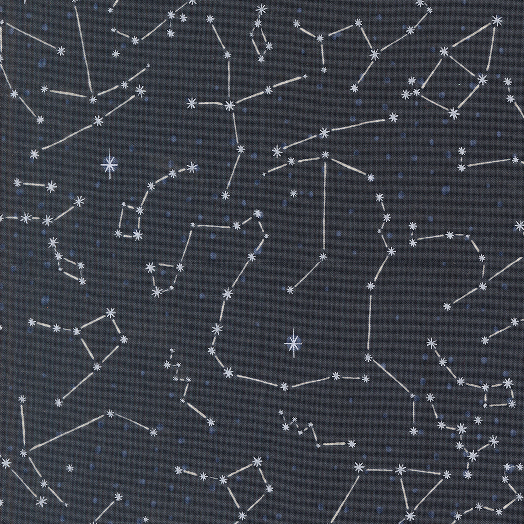3 2 1 Blast Off Quilt Fabric - The Constellations in Night Sky Blue - 20954 15