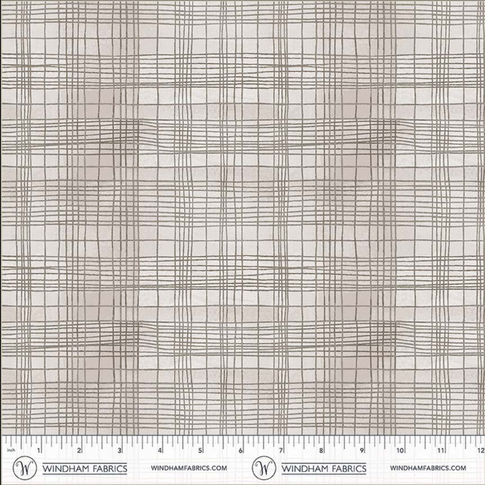 The Plaid One Quilt Fabric - String Theory Plaid in Clueprint - 54932D-20