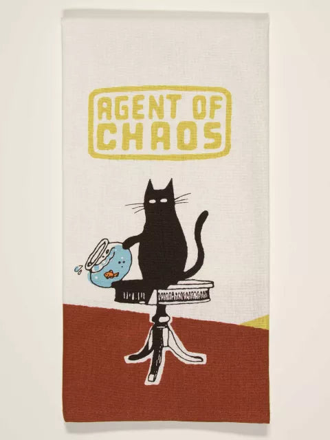 Blue Q Dish Towel - Agent of Chaos - WW355