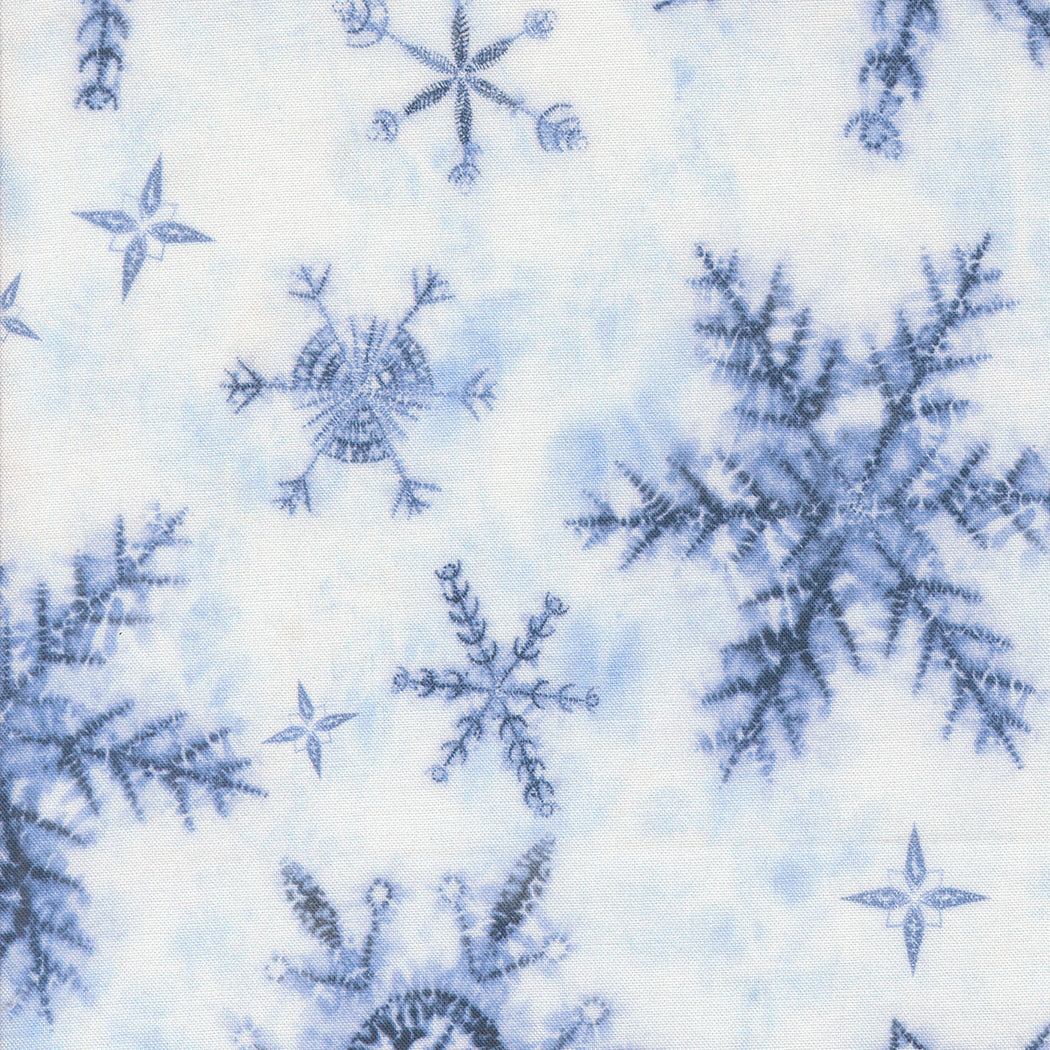 Winter Chill Quilt Fabric - Snowflakes in Frost - 48100-14