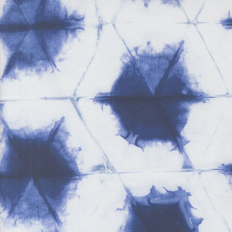 Winter Chill Quilt Fabric - Hexagons on Frost - 48101-18