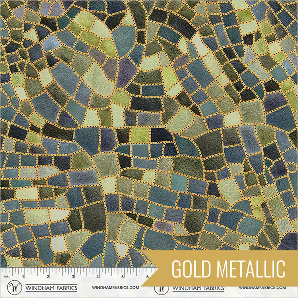 Flora and Form Quilt Fabric - Crackle in Labradorite - 54780DM-1