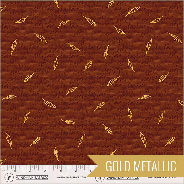 Flora and Form Quilt Fabric - Sprig in Garnet - 54783DM-9
