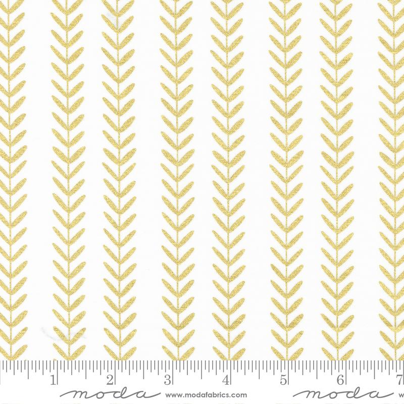 Gilded Quilt Fabric - Vines in Gold- 11535 15M