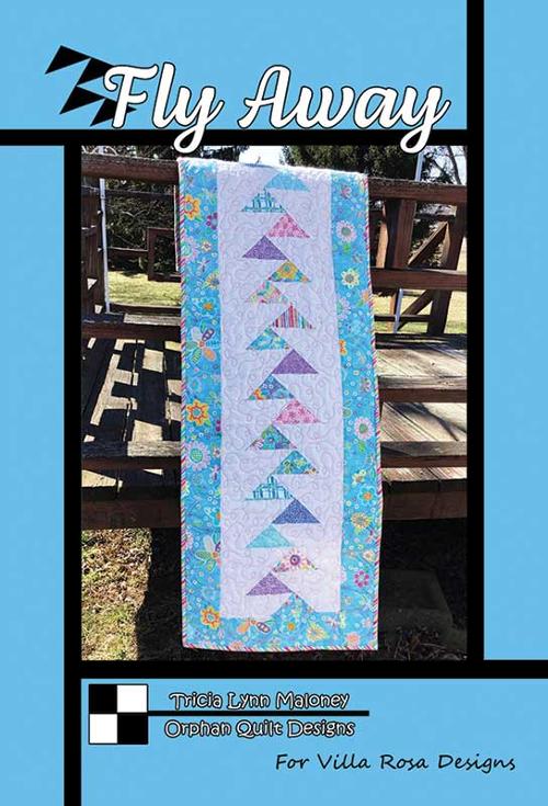 Fly Away Table Runner Quilt Pattern from Villa Rosa Designs VRD OQ076