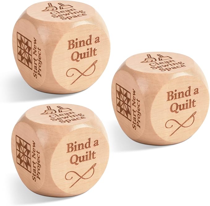 Quilter's Wooden Decision Dice - QWDD