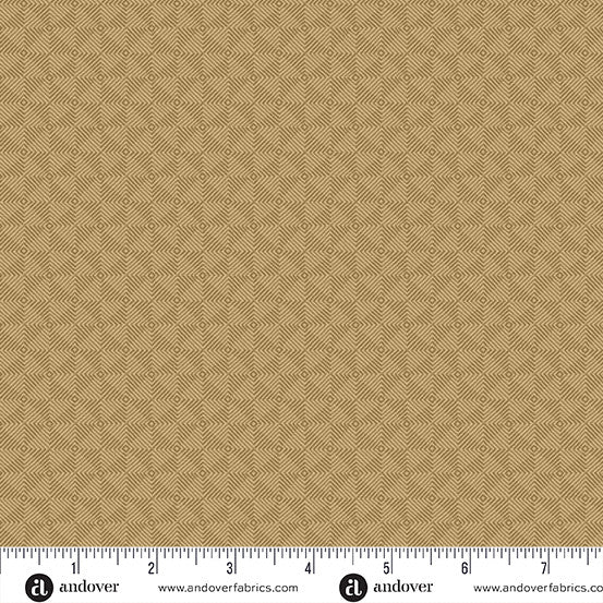 Square Dance Fabric by Laundry Basket Quilts - Square Dance in Parchment - A-10080-N2