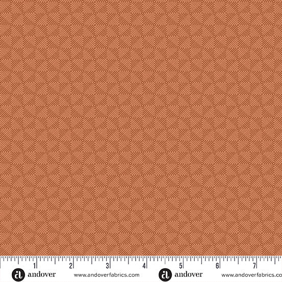 Square Dance Fabric by Laundry Basket Quilts - Square Dance in Pumpkin- A-10080-O1