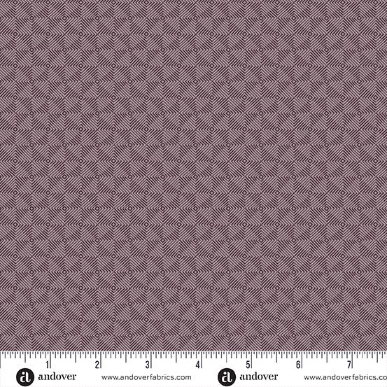 Square Dance Fabric by Laundry Basket Quilts - Square Dance in Grape- A-10080-P