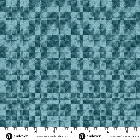 Square Dance Fabric by Laundry Basket Quilts - Square Dance in Seafoam - A-10080-T1
