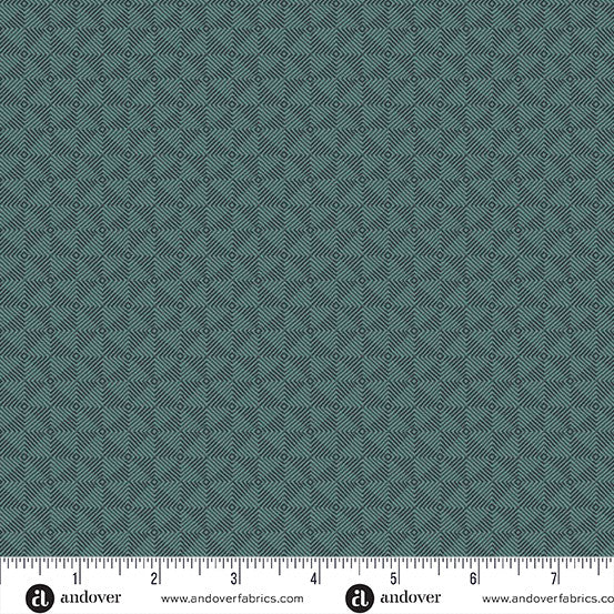 Square Dance Fabric by Laundry Basket Quilts - Square Dance in Indian Ocean - A-10080-T2