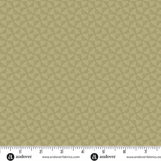 Square Dance Fabric by Laundry Basket Quilts - Square Dance in Sage Brush - A-10080-V1