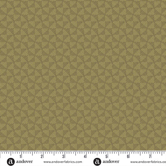 Square Dance Fabric by Laundry Basket Quilts - Square Dance in Mossy - A-10080-V