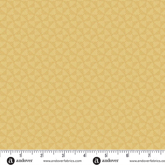 Square Dance Fabric by Laundry Basket Quilts - Square Dance in Butternut - A-10080-Y