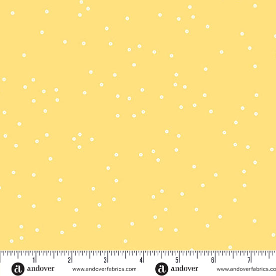 Sequin Quilt Fabric - Sequin Dot in Banana - A-1371-Y1