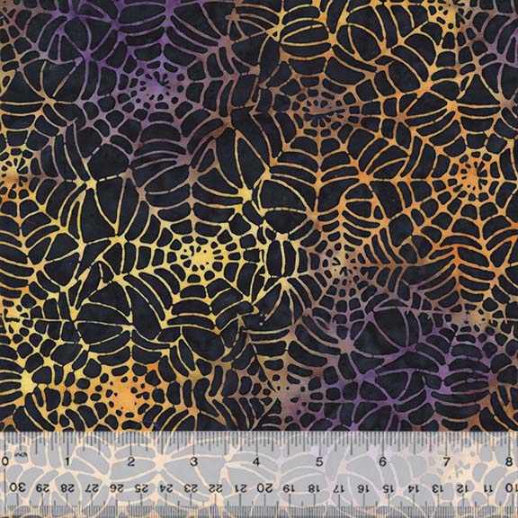 Lenore Batiks - Webs in Nevermore - 9198Q 3