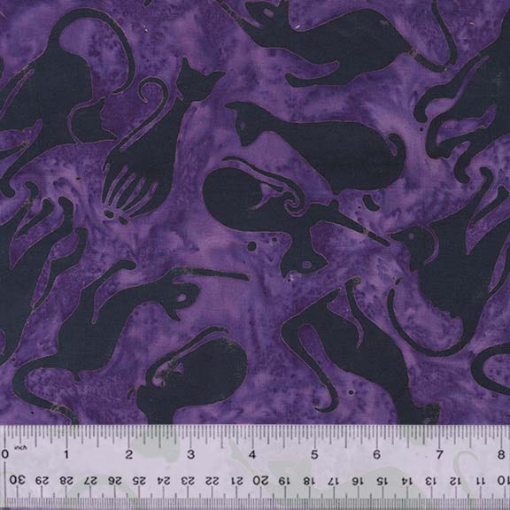 Lenore Batiks - Cats in Bewitched - 9200Q 4
