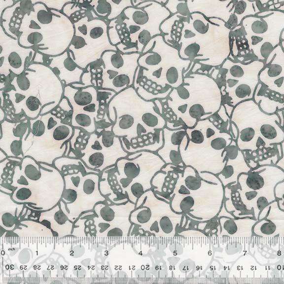 Lenore Batiks - Skulls in Bones - 9203Q 8
