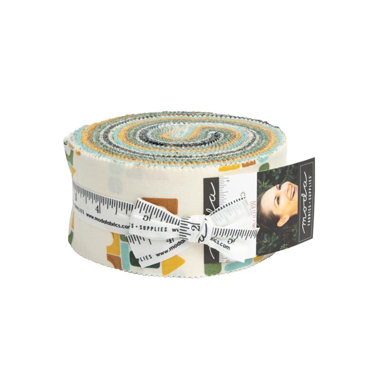 ABC ... xyz Quilt Fabric - Jelly Roll - set of 40 2 1/2" strips - 20810JR