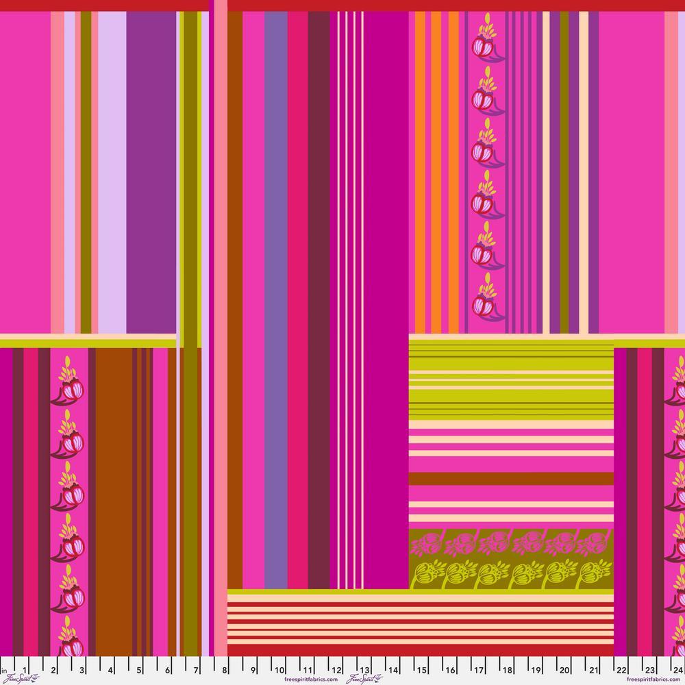 AM Loves HUE Quilt Fabric by Anna Maria - Belonging in Juicy Red/Purple - PWAH126.JUICY