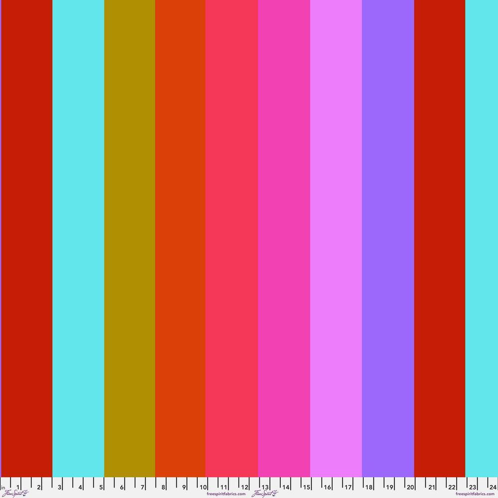 AM Loves HUE Quilt Fabric by Anna Maria - Marathon in Circus Red/Purple  - PWAH228.CIRCUS