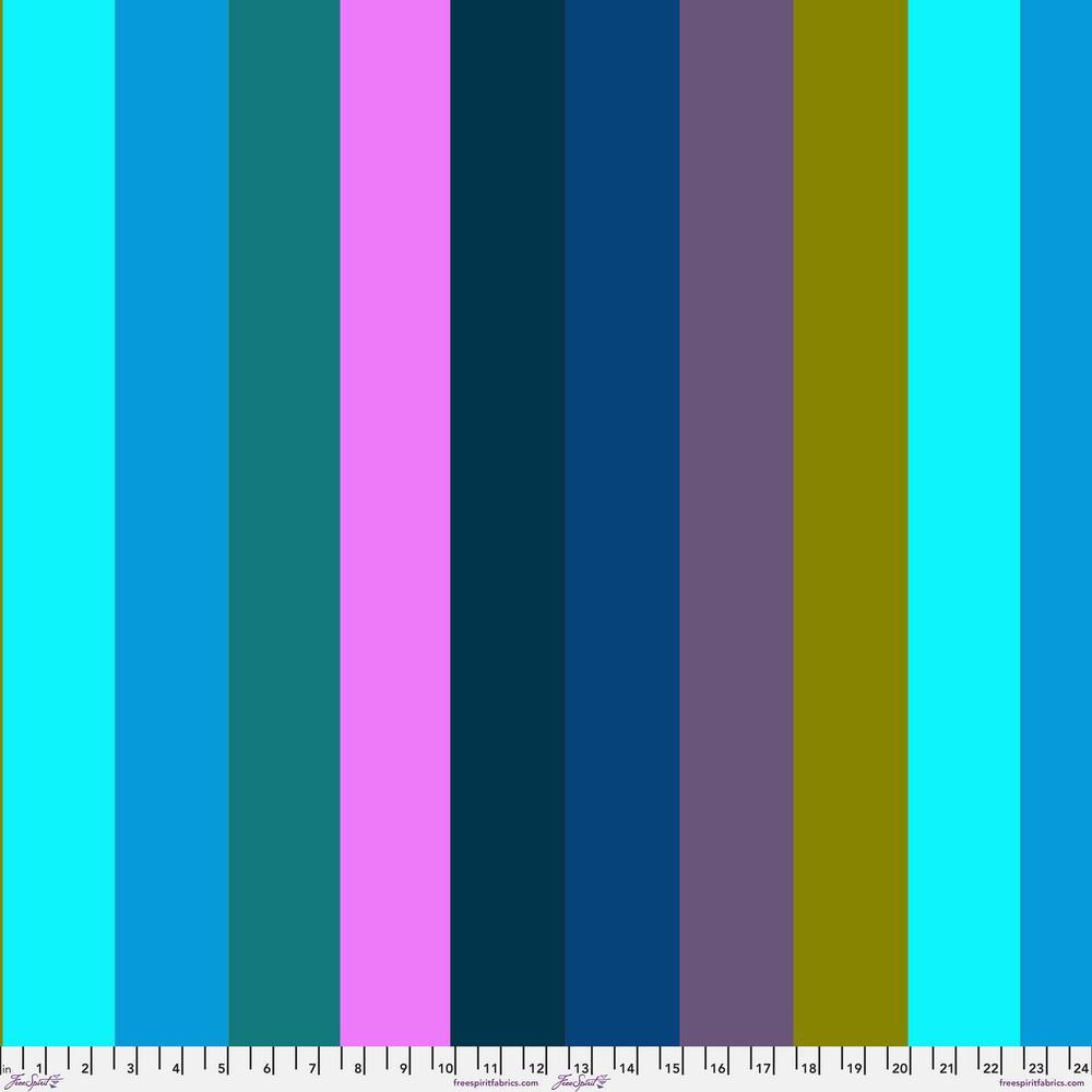 AM Loves HUE Quilt Fabric by Anna Maria - Marathon in Vintage Blue/Green  - PWAH228.VINTAGE